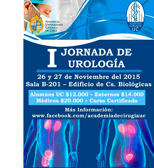 I Jornada de Urología UC coordinada por estudiantes Escuela de