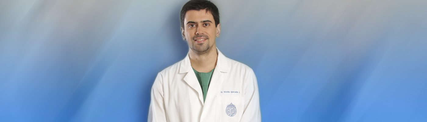 Dr. Nicolás Quezada, de Cirugía Digestiva UC