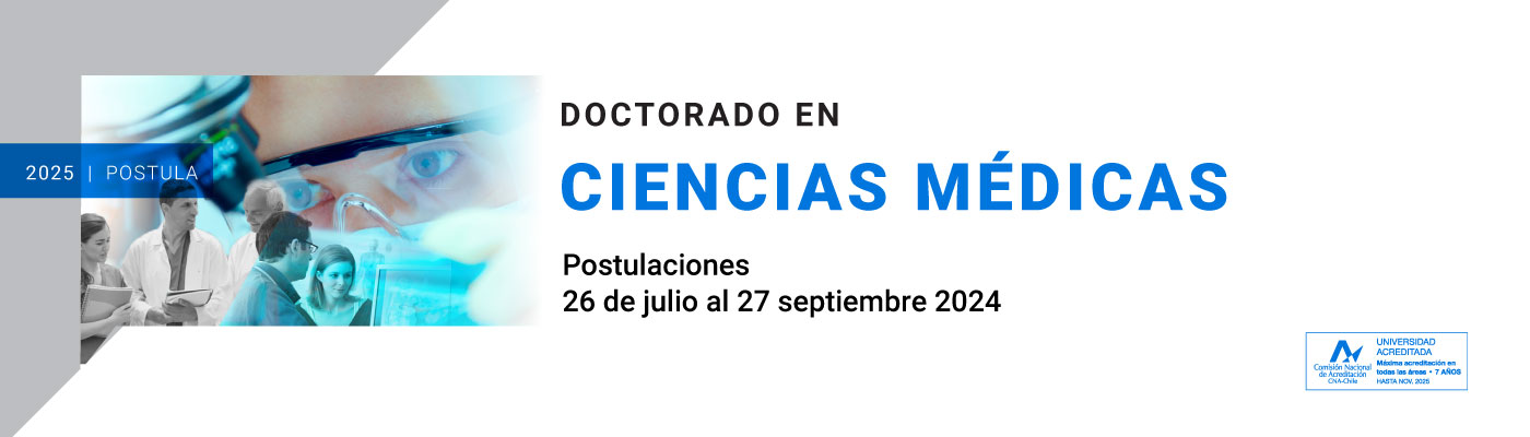 Programa de Doctorado en Ciencias Médicas de la Pontificia Universidad Católica de Chile, dependiente de la Escuela de Medicina, fue creado en el año 1995 y está acreditado por la Comisión Nacional de Acreditación