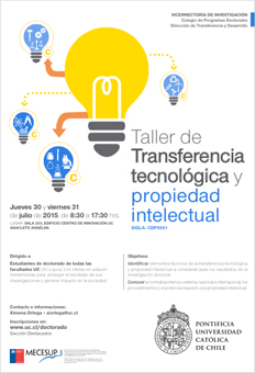 Taller de Transferencia Tecnológica y propiedad intelectual en la UC ...